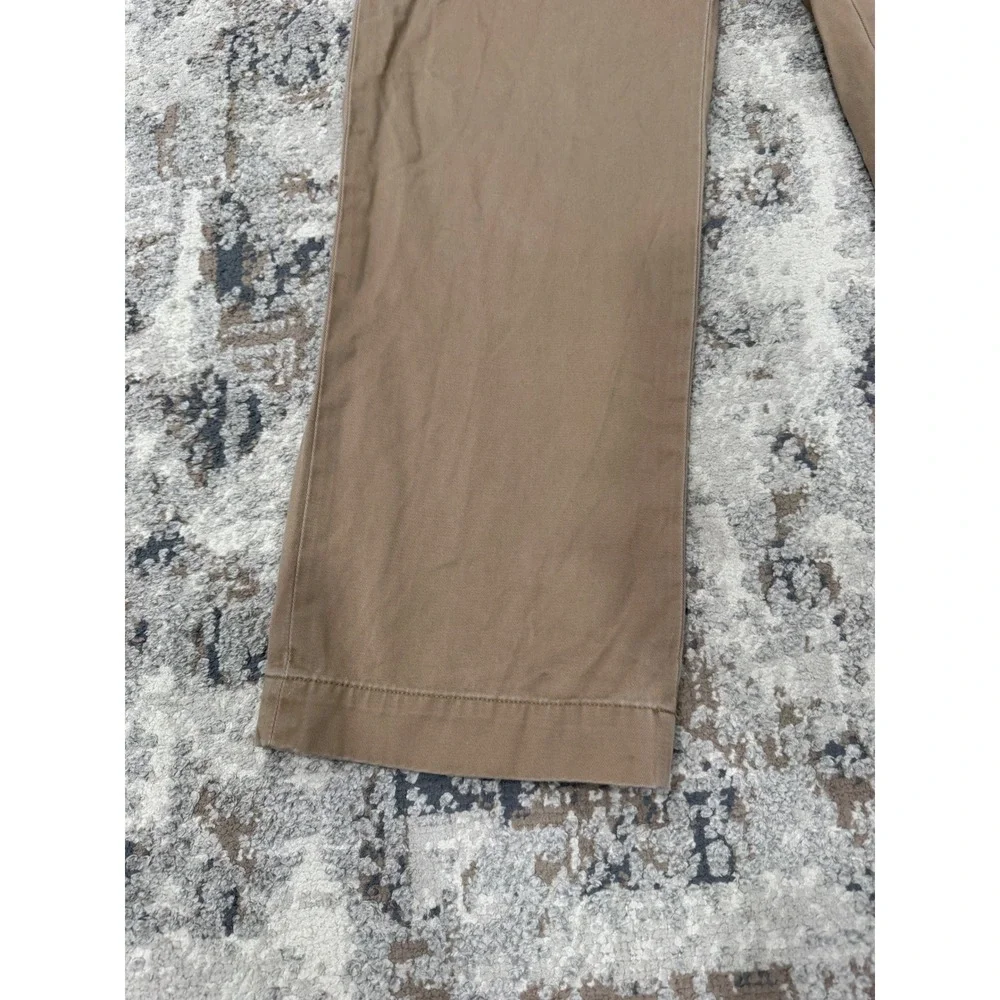 Polo Ralph Lauren Mens Tan Khaki Straight Leg Chino Pants 32x32 Cotton Twill